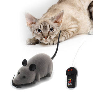 Your Cat Will Enjoy This Wireless, Remote Control Mouse, Electronic Toy For your Cat.
