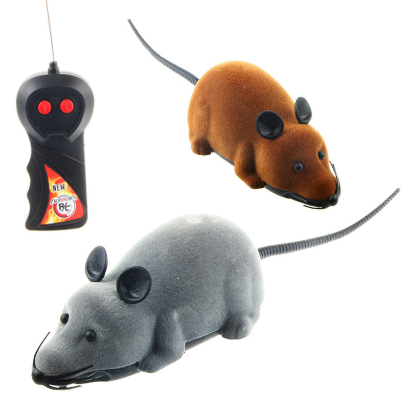 Your Cat Will Enjoy This Wireless, Remote Control Mouse, Electronic Toy For your Cat.