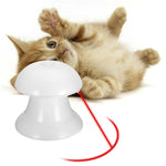 360 Degree Automatic Interactive, Dart, Laser Light Exercise-Teaser Fun Toy For Cat