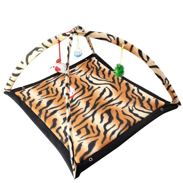Indoor-Outdoor, Cat Hammock Bed and Toys, Play House For Your Cat.