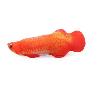 Cat toy--Plush Fish Stuffed With Catnip