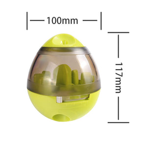 Funny Plastic Pet Feeder Tumbler Food Container Pet Dog  Bowl Treat Bottle Keeper Interactive Dog Cat Puzzle Food Reward Feeder